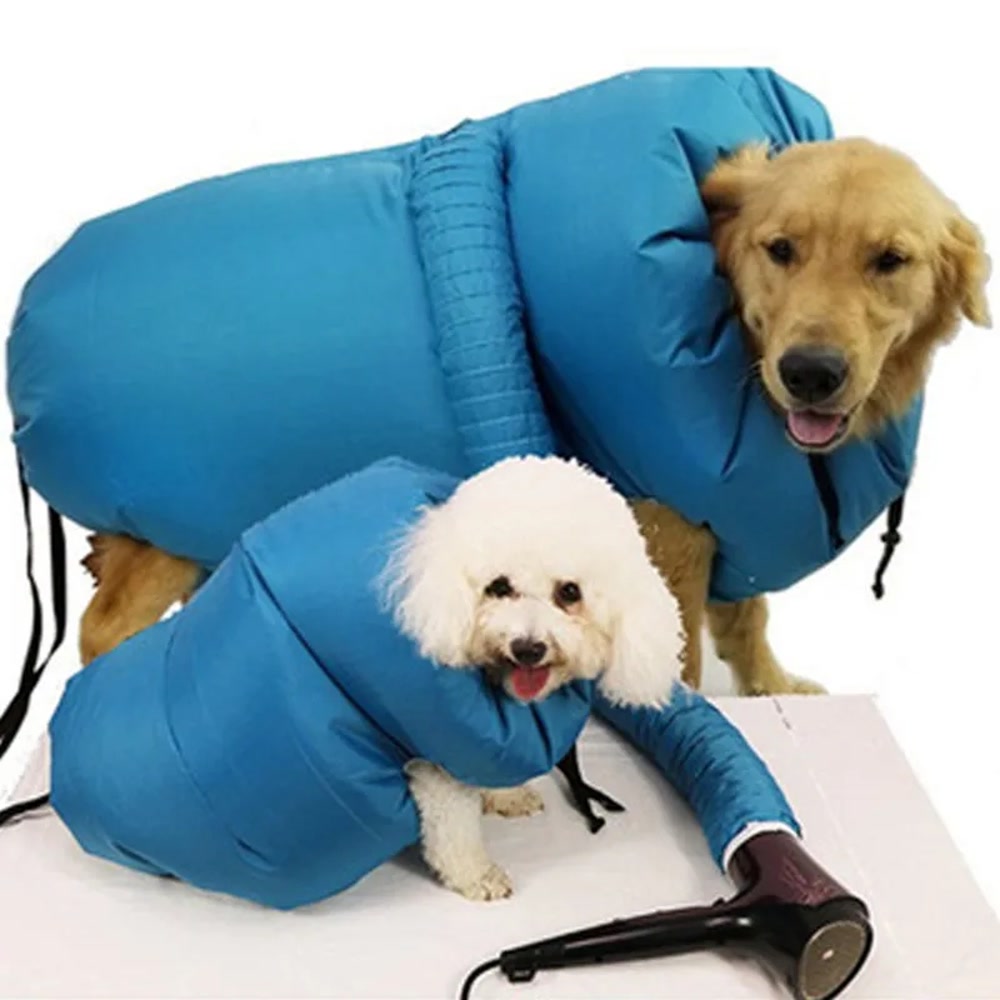 Capucha de secado para perros – Seco en minutos, sin aire en la cara